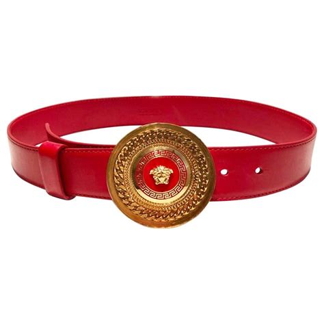 versace belt vintage gold|red versace belt gold buckle.